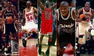 90年代NBA四大中锋之首哈基姆·奥拉朱旺：公牛王朝与内线群星的辉煌时代