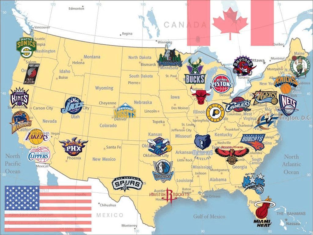 美国nba分布图_NBA球队在美国分布_美国nba球队分布城市