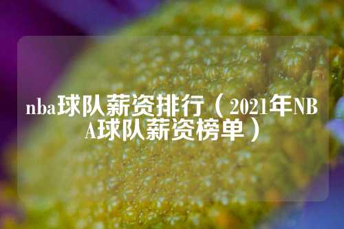 nba球队薪资排行（2021年NBA球队薪资榜单）