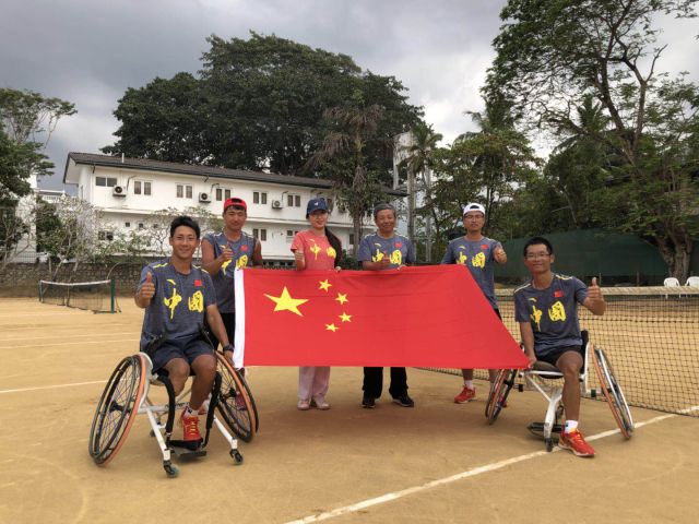 中国轮椅网球队斩获2018世界杯团体赛亚洲区亚军，成功晋级荷兰世界杯