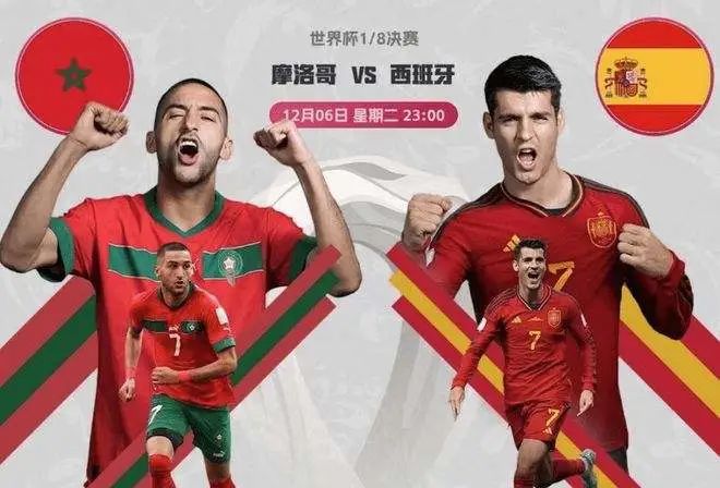 2022年世界杯摩洛哥vs西班牙赛事前瞻及红魔铁胆公众号推荐