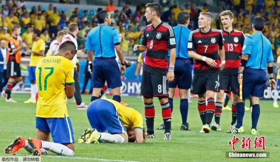 德国7-1狂胜巴西挺进世界杯决赛，克洛泽刷新进球纪录