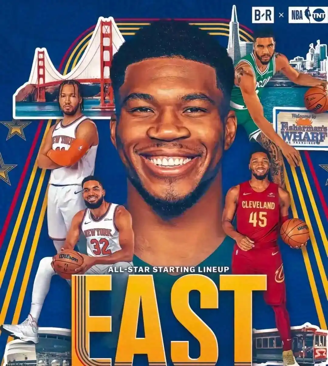 2024 - 2025赛季NBA全明星赛2月17日于大通中心举行 东西部球员名单已公布