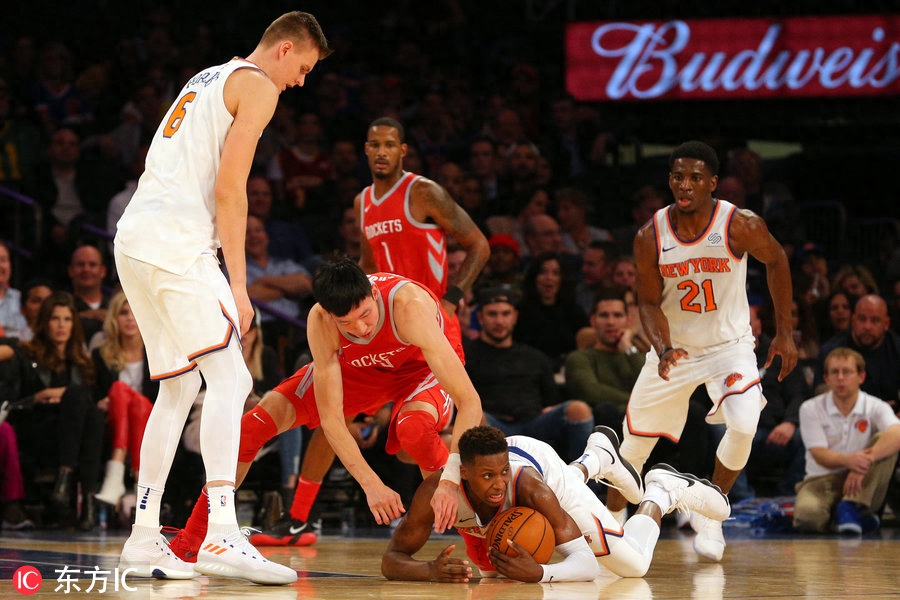 周琦NBA生涯首分、首罚球、首运动战得分，来了！