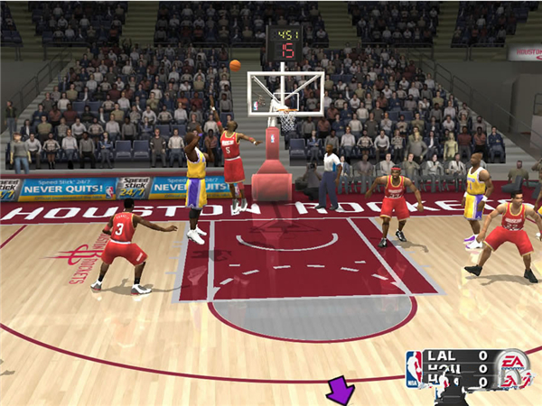 NBA Live 2004中文版游戏功能特点与模式详解：王朝模式、赛季模式及自创球员选项